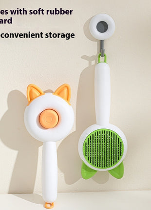 Self-Cleaning Pet Grooming Brush