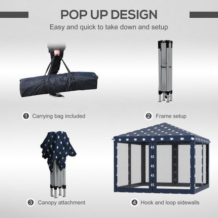 Outsunny 10x10 Canopy Tent