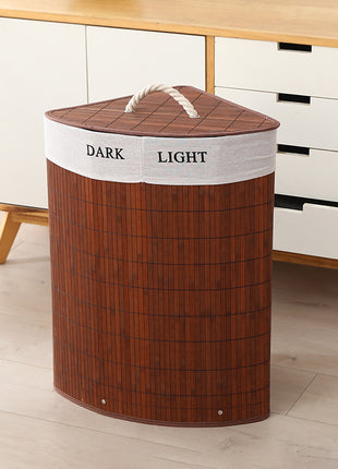 Bamboo Woven Laundry Basket