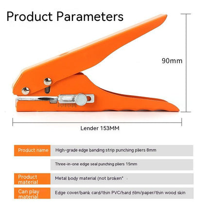 Edge Banding Punch Plier Carpentry Screw Hole Cover PVC