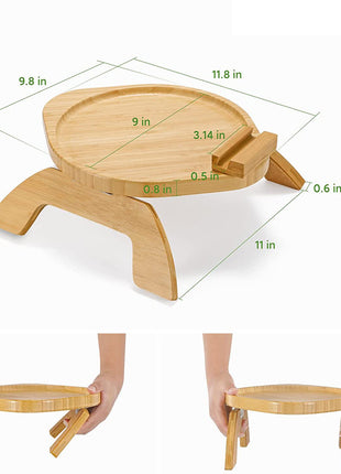 Bamboo Sofa Arm Tray