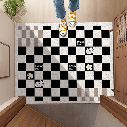 Home Fashion Floor Mat Checkerboard
