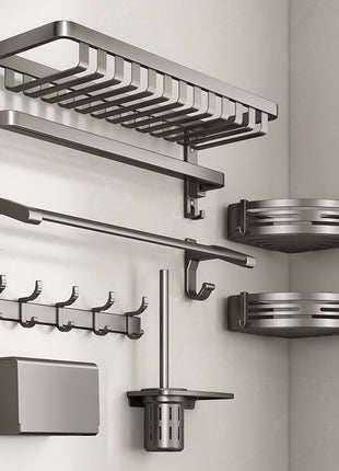 Gunmetal Towel Rack