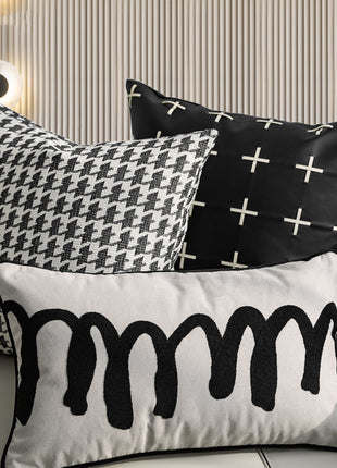 Modern Minimalist Model Living Room Lumbar Pillow Bed Pillow