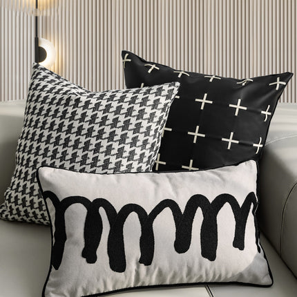 Modern Minimalist Model Living Room Lumbar Pillow Bed Pillow