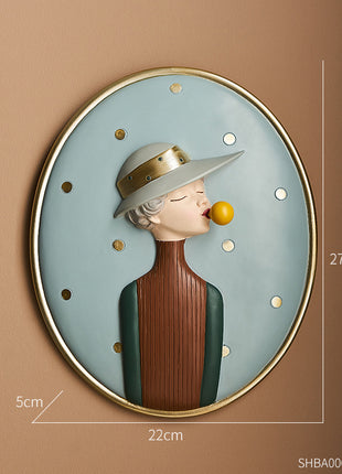Bubble Girl Decorative Figurine