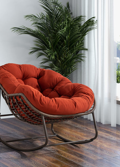 Outdoor Rattan Rocking Chair
