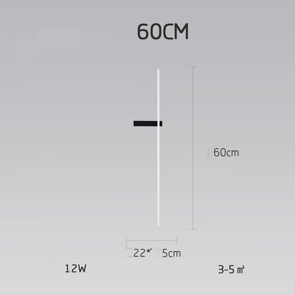 Lámpara de pared nórdica minimalista moderna minimalista para sala de estar, sofá, fondo