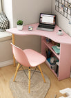 Pink / With chair
