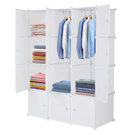 4-layer 12-compartment Rubik's Cube Wardrobe