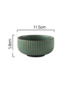 Verde oscuro / Tazón de arroz de 4,5 pulgadas