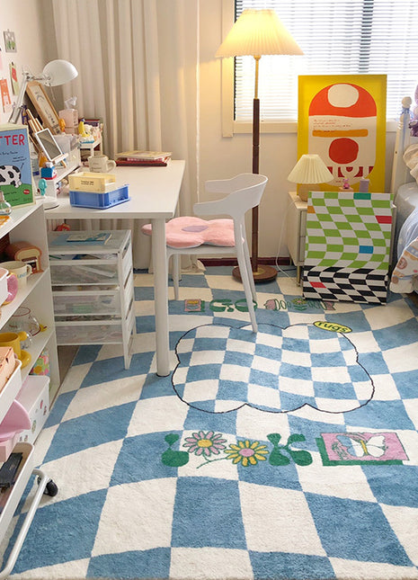 Checkerboard Area Rug