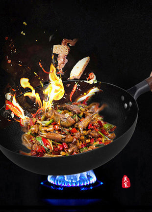Iron Pan Traditional Iron Wok Handmade