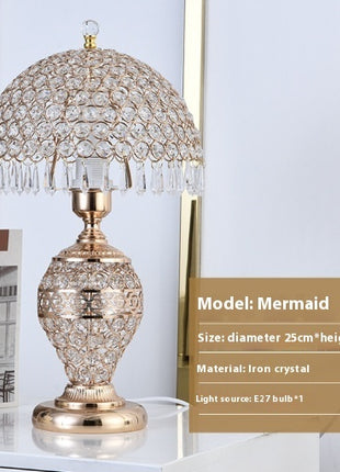 Luxury Crystal Bedroom Light