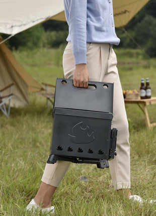 Portable Outdoor BBQ Wood Stove