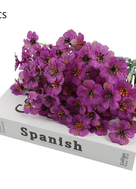 Artificial Spring Grass Flowers Decor