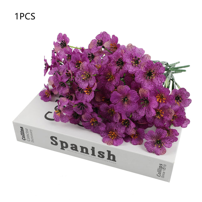 Artificial Spring Grass Flowers Decor
