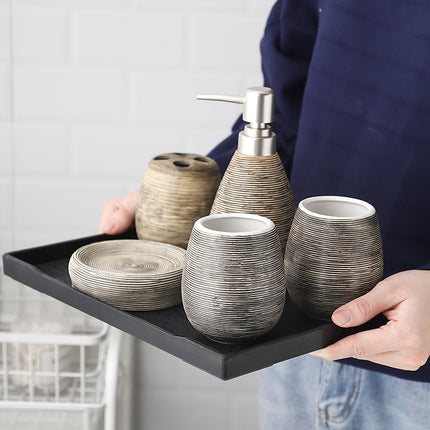 Retro Ceramic Bathroom Set