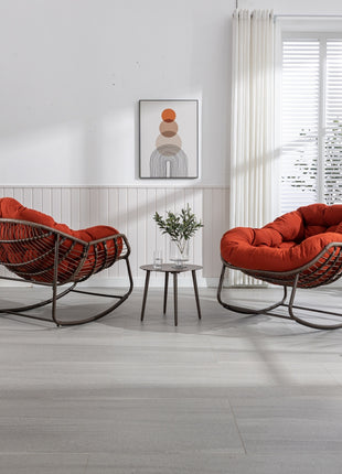 Outdoor Rattan Rocking Chair