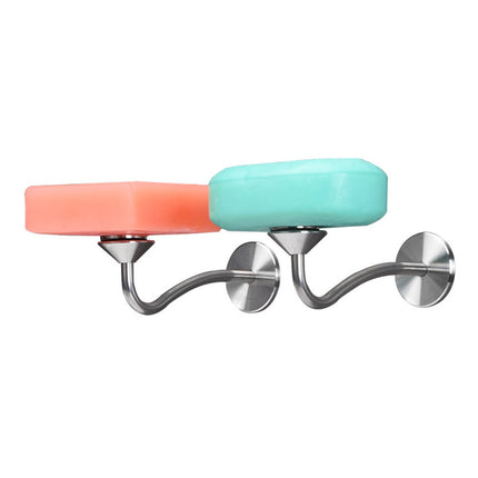 Jabonera magnética para baño tipo S
