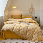 Impression Yellow / Bed sheet / 1.2M