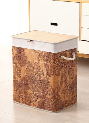 Bamboo Woven Laundry Basket