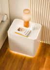 Milk white / Wireless charging light / 45x40x45cm