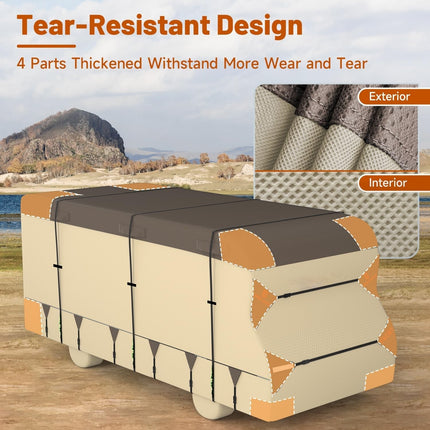 Class C RV Cover 2025 Upgraded Heavy Duty 7
