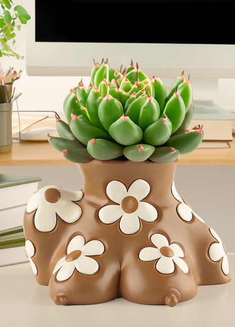Creative Resin Body Art Flowerpot Home Home Decor