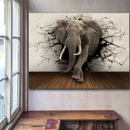 Elephant Canvas Wall Art