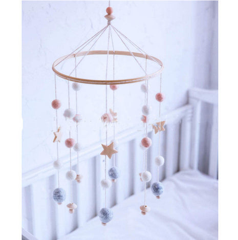 Round Pom-Pom Bell Decor