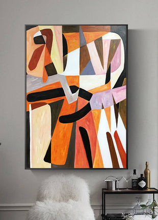 Hand-Painted Abstract Oil Painting
