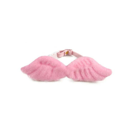 Nuevos accesorios de alas de ángel con collar blanco para mascotas, específicos para gatos