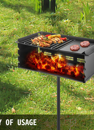 Portable Swing BBQ Grill Rack