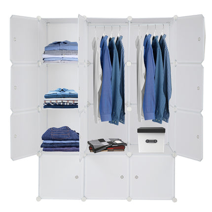 4-layer 12-compartment Rubik's Cube Wardrobe