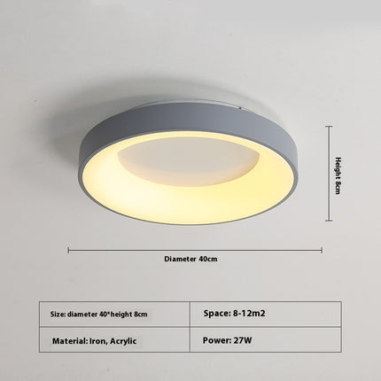 Lámpara de techo para dormitorio, moderna y minimalista, para dormitorio principal.