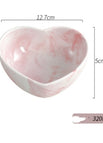 5inch pink peach heart bowl