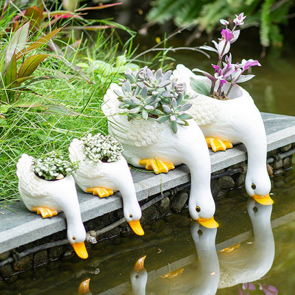 Cute Duck Flower Pot