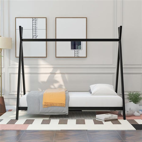 House Floor Bed Frame