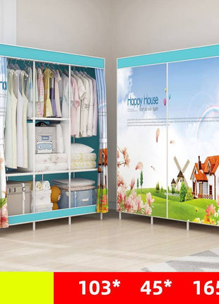 Dustproof Dorm Room Wardrobe