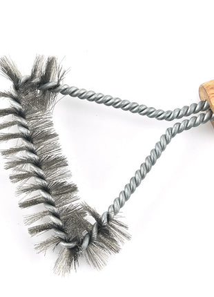 Oak Handle BBQ Wire Cleaning Brush