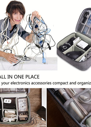 Travel Electronics Organizer Bag