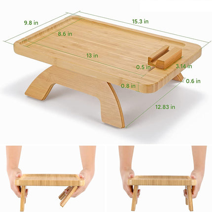 Bamboo Sofa Arm Tray