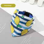 Striped Mango Saliva Towel / L