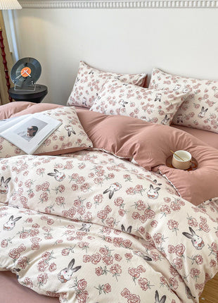 Jacquard 4-Piece Bedding Se