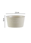 Beige rice bowl
