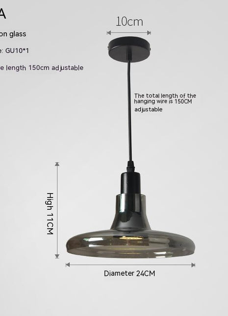 Lámpara de araña de cristal con forma de sombra, iluminación LED
