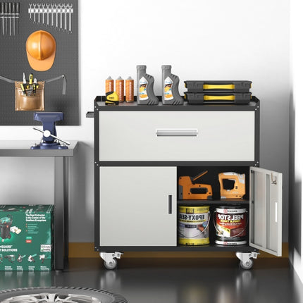Metal Garage Cabinet, Rolling Tool Box With Wheels, Banned Platform Temu