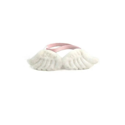 Nuevos accesorios de alas de ángel con collar blanco para mascotas, específicos para gatos