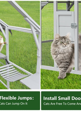 Large Outdoor Cat Enclosure